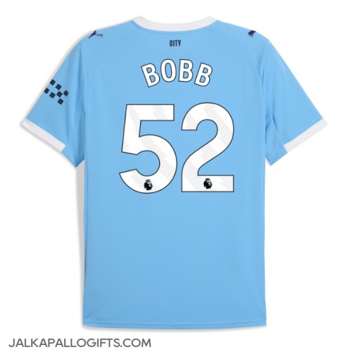 Manchester City Oscar Bobb #52 Kotipaita 2025-26 Lyhythihainen